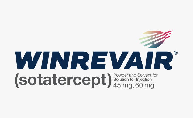 brand logo- winrevair